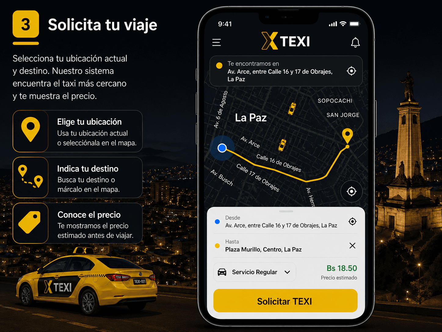 Solicita tu viaje